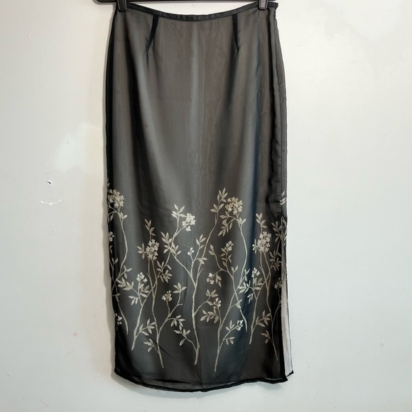 Old Navy Dresses & Skirts - Sheer Black Maxi Skirt with Tan Lining